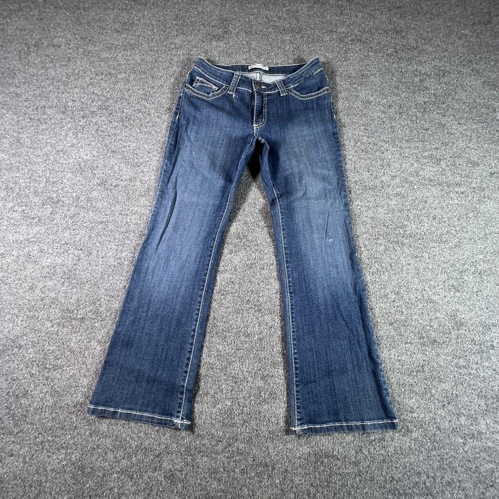 Lee Slender Secret Bootcut Jeans Women's 10P Blue Cotton Denim Workwear Stretch